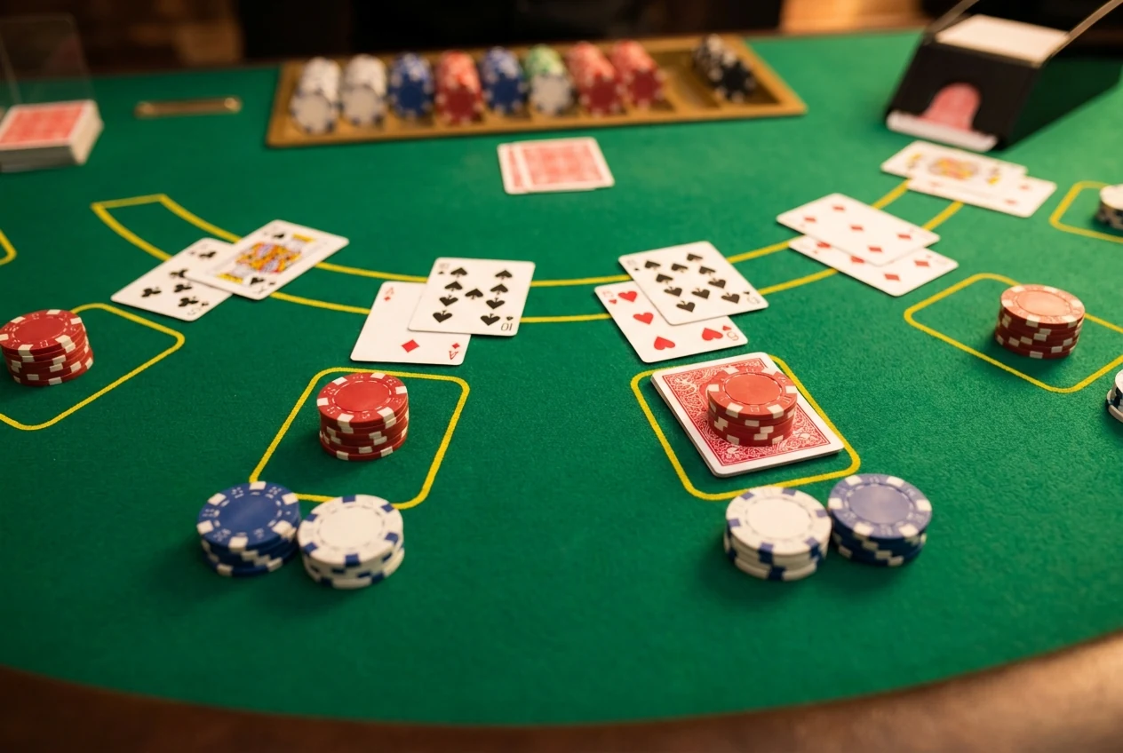 Blackjack Multi Hand sur Vibebet